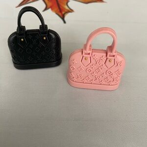 Black and Pink Miniature Bags